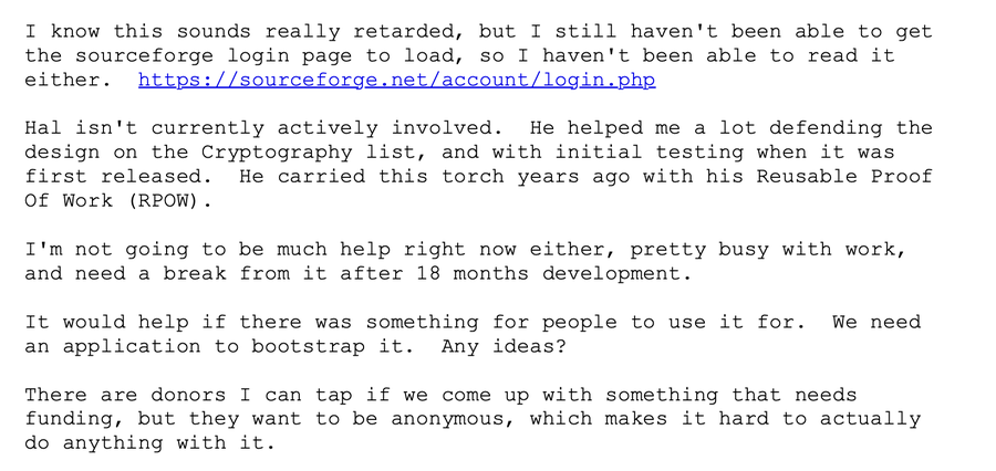 中本聪历史邮件揭秘过往：15年前的梦想与先知