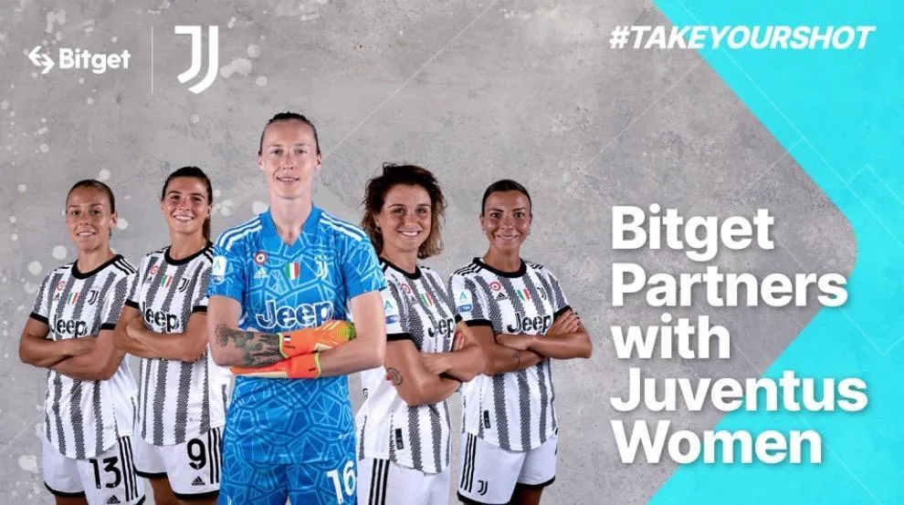 Bitget在国际妇女节宣布：已正式成为尤文图斯女子足球队官方赞助商