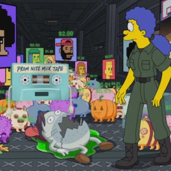 动画《辛普森一家》万圣节特辑讽刺 NFT，Springfield Punks 上演一日游行情