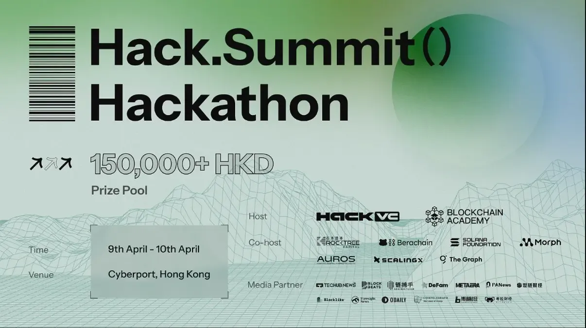 4月9日至10日 Hack.Summit() Hackathon 汇聚亚洲开发者助力香港