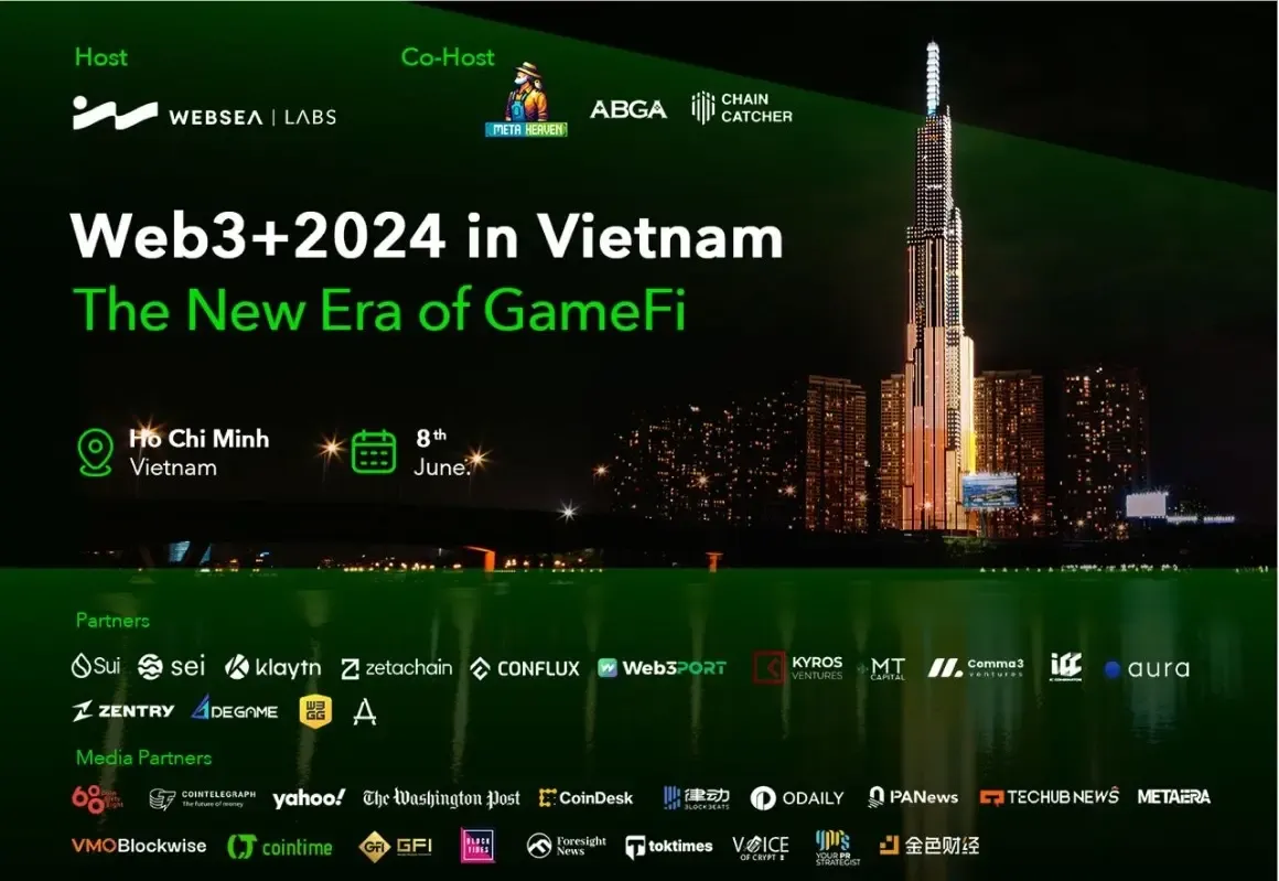 Websea Labs 举办“Web3+2024 in Vietnam：GameFi 新纪元”全球峰会