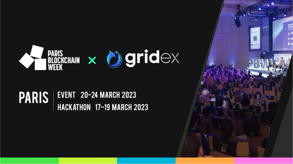 Gridex 将受邀出席巴黎区块链周活动，其代币 GDX 已于今日上线 D5 交易所
