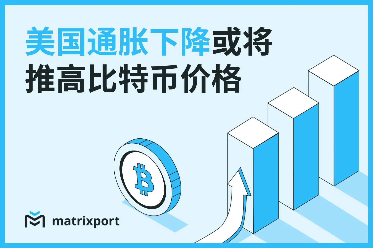 Matrixport 投研：美国通胀下降或将推高比特币价格