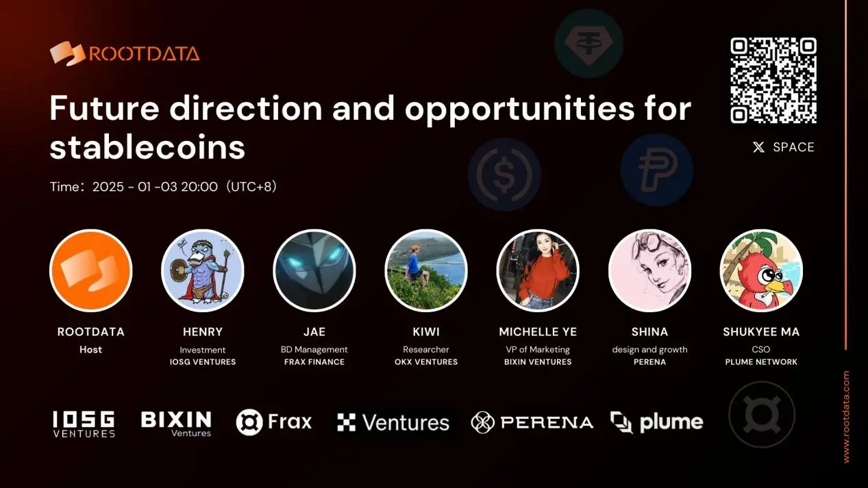 RootData Roundtable: Development, Challenges and Opportunities of Stablecoins feature image