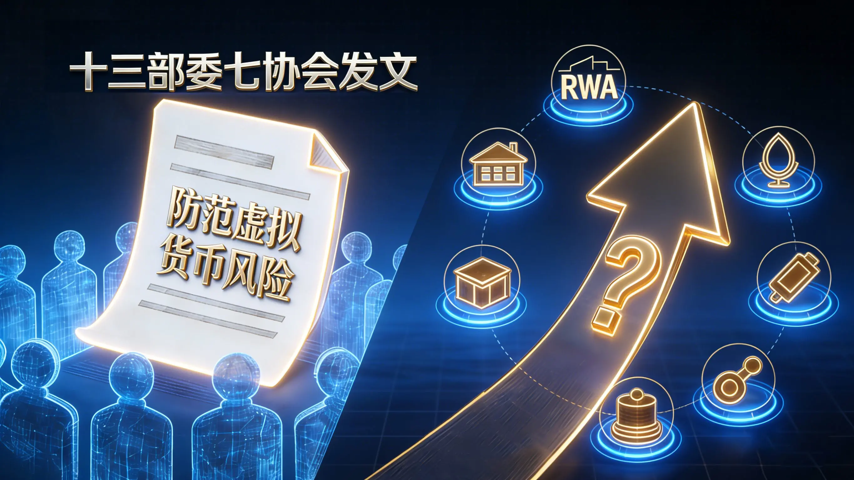 十三部委七協會發文防範虛擬貨幣風險，RWA 路在何方 ？