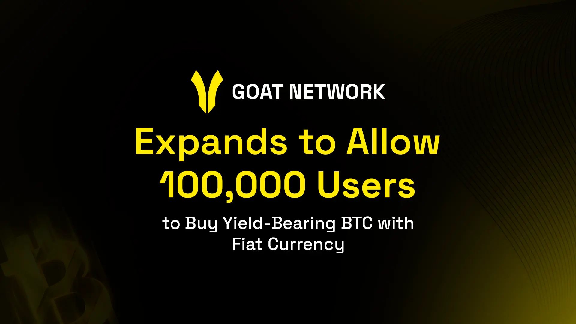 GOAT Network 與 DitoBanx 在墨西哥推出比特幣自托管收益試點，覆蓋超 10 萬名用戶