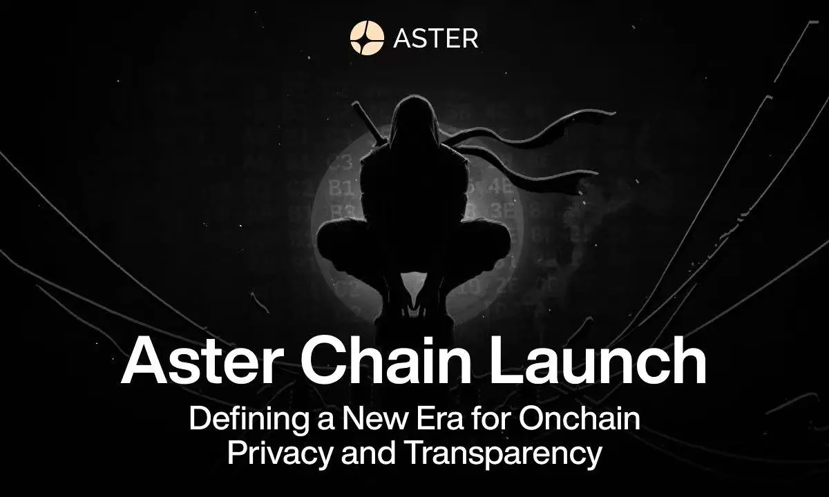 Aster Chain officially launches: defining a new era of on-chain privacy and transparency