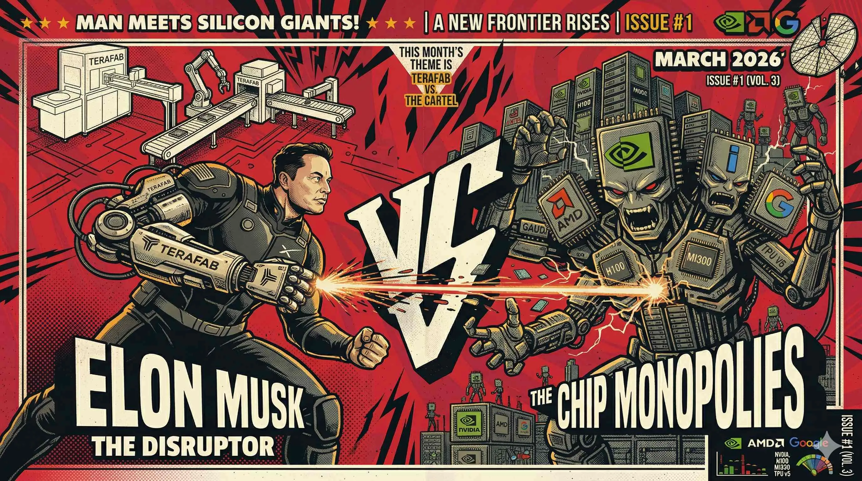 Musk 的 Terafab：一个人挑战 AI 芯片霸主