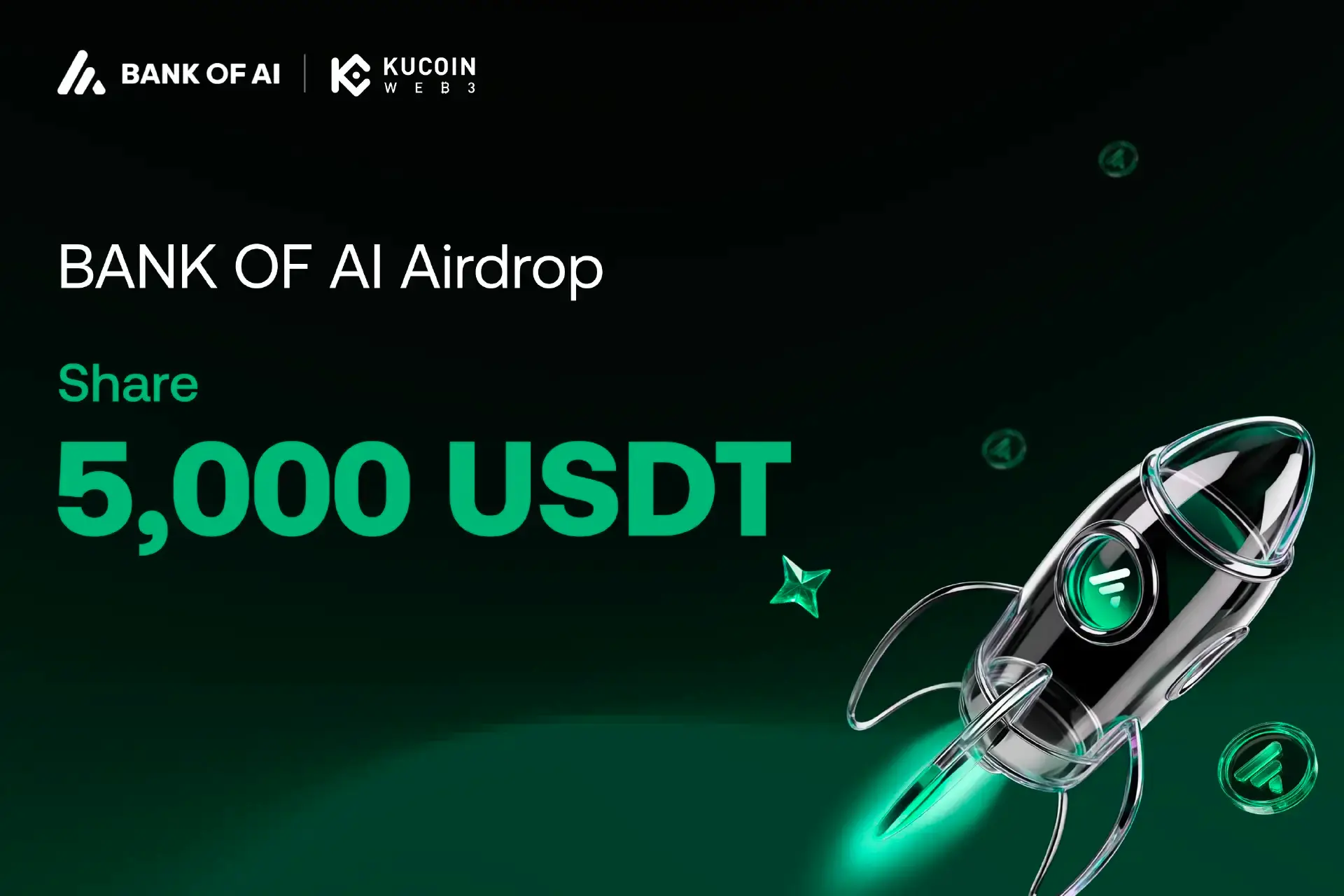 Exclusive airdrop from Bank of AI: Claim 100,000 points to share 5,000 USDT and unlock the new infrastructure of AI Agent