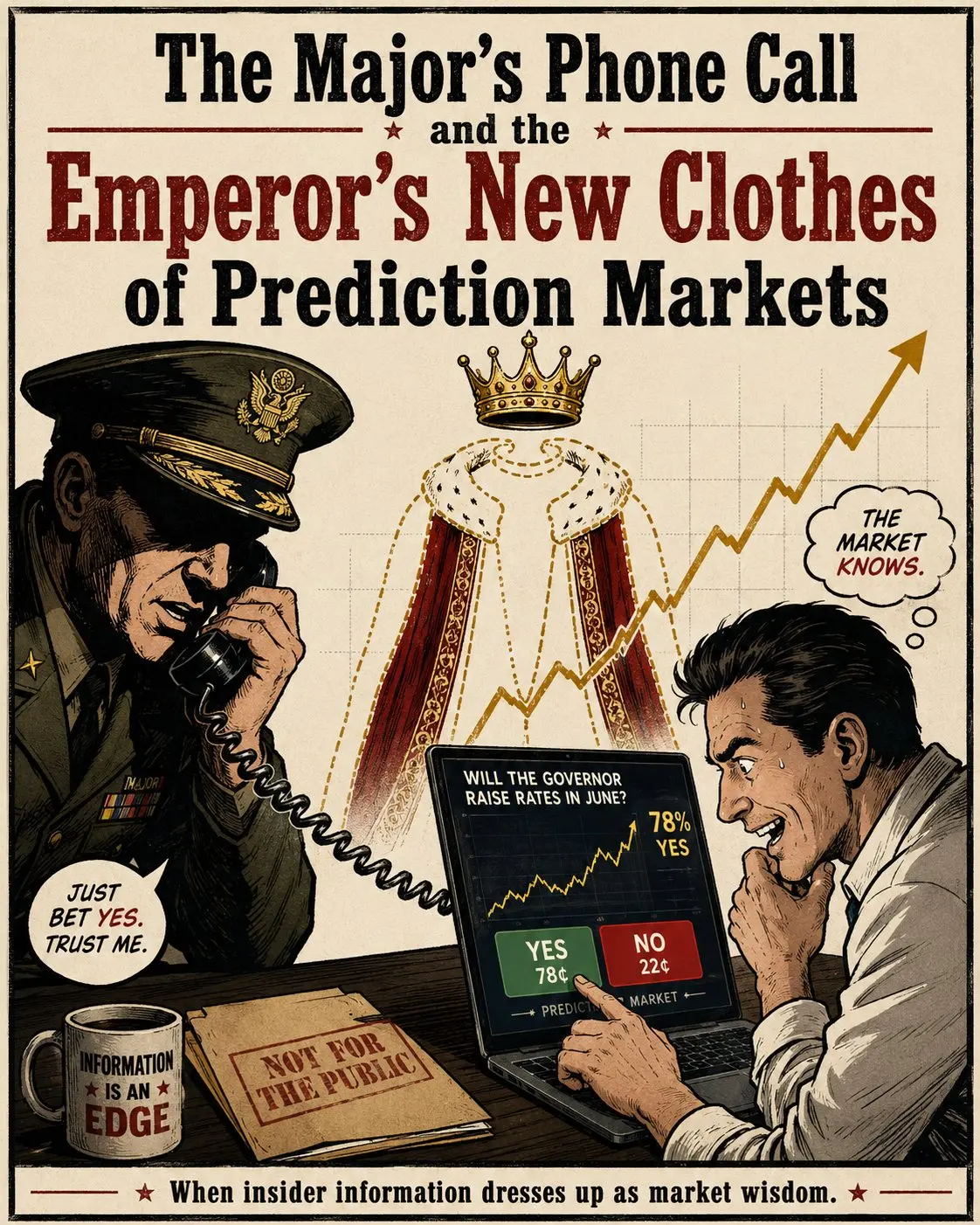 Major's phone and the forecast market for the Emperor's new coat