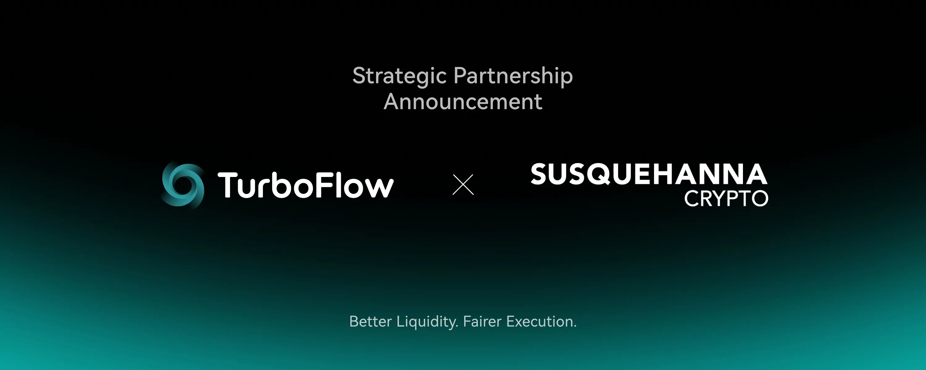 TurboFlow는 글로벌 거대 Susquehanna Cripto와 전략적 협력을 발표했습니다. Wall Street Institutal Liquidity 및 동적 수익성에 대한 시장 지원을 소개합니다