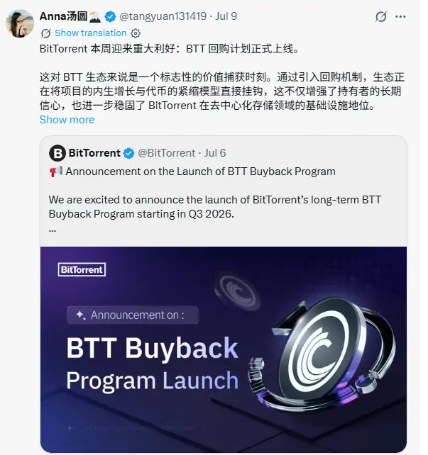 从 BTTInferGrid 到 BTT 回购销毁,BitTorrent 如何以长期主义构建「Web3+AI」价值护城河?